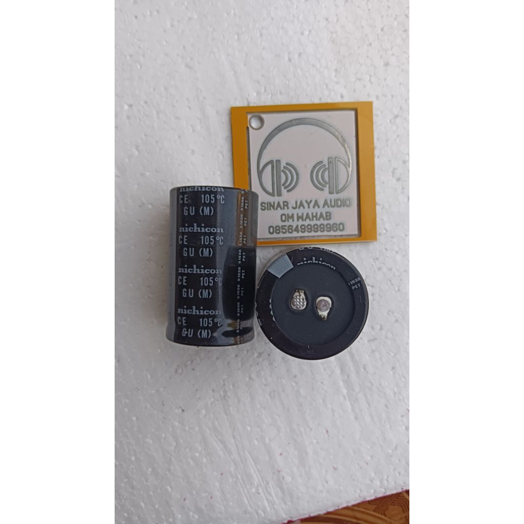 Elko Elco 2200uf 250v 250 volt  nichicon baru gb td masuk