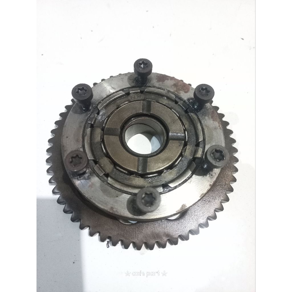 ONEWAY SET GIGI PENGHANTAR BESAR WANWAY SET GIGI BESAR DOBEL STATER TIGER/MEGAPRO ORIGINAL COPOTAN