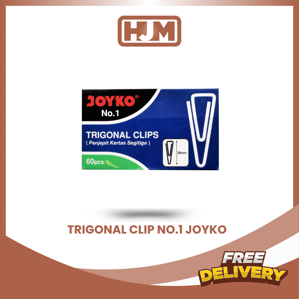 

TRIGONAL CLIP NO 1 JOYKO / KLIP KERTAS
