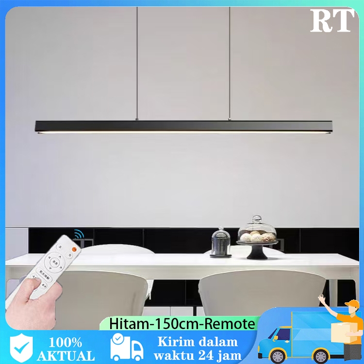 Lampu Gantung Meja Makan Besi 150Cm Lampu Hias Gantung LED Lampu Gantung Ruang Tamu Minimalis Lampu 
