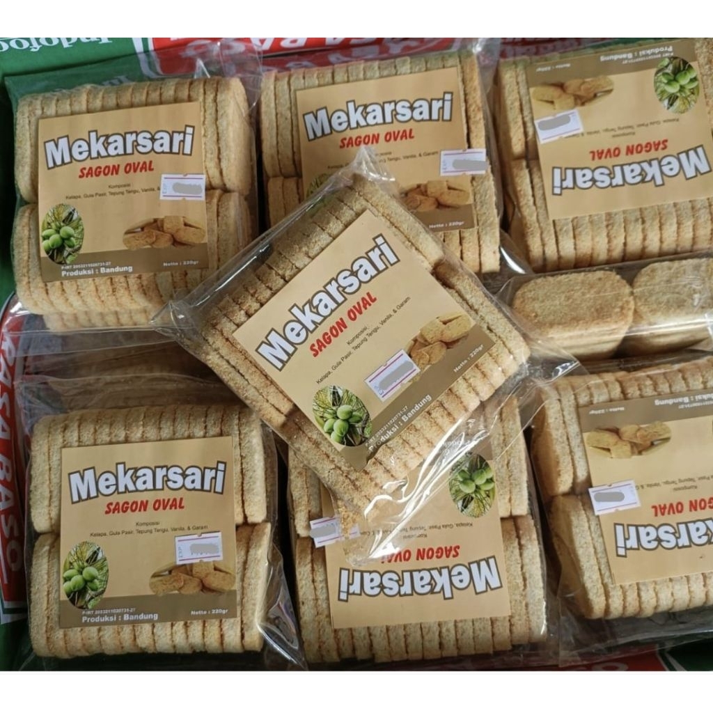 

250gr sagon oval mekarsari / sagon enak/ sagon 250gr