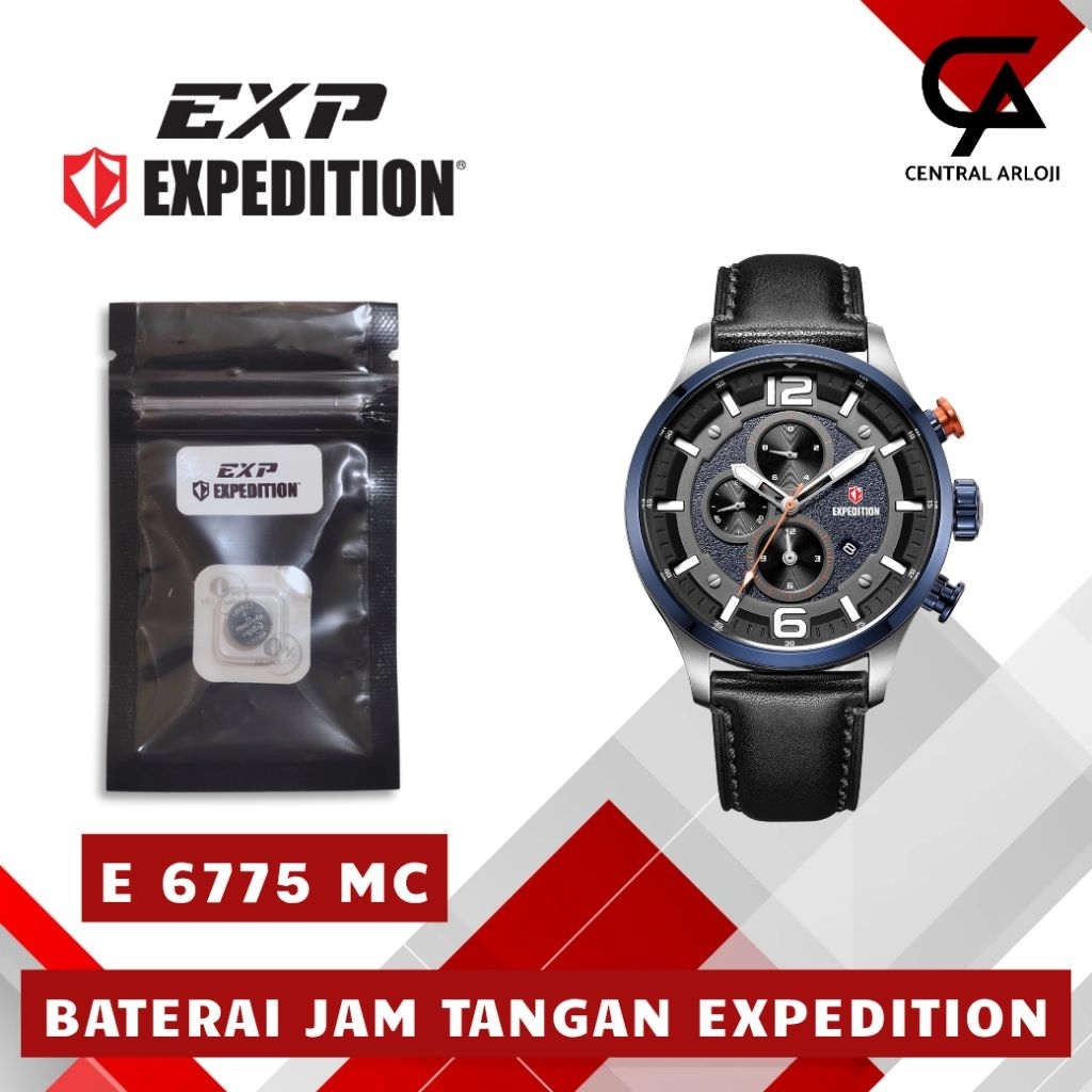 Baterai Jam Tangan Expedition E 6775 MC Original