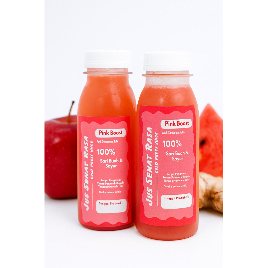 

JUS APEL SEMANGKA JAHE | Pink Boost - Cold pressed Juice Tangerang Kota