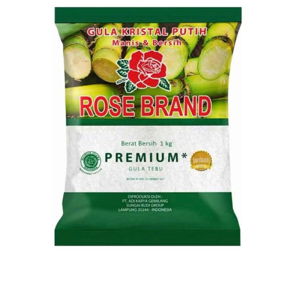 

Gula Tebu Murni Rose Brand 1Kg