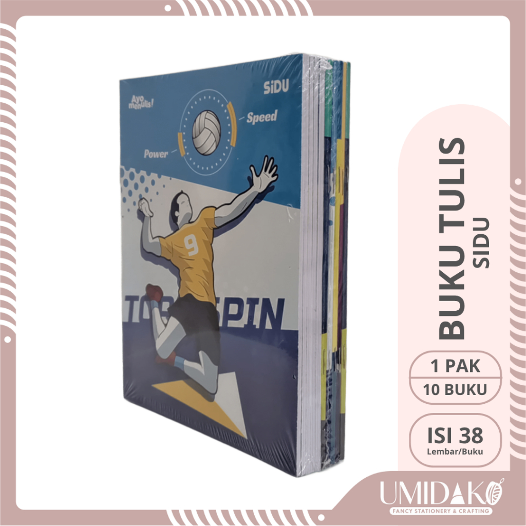 

[UMIDAKO] BUKU TULIS SIDU ISI 38 / BUKU TULIS SIDU ISI 38 LEMBAR (PAK)