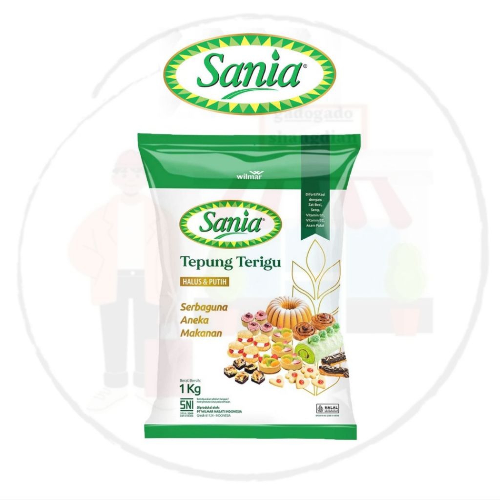

[Kalimantan] SANIA Tepung Terigu Serbaguna Kemasan 1Kg