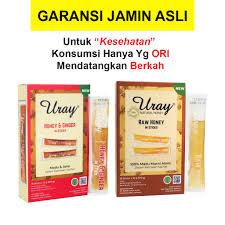 

[oddsolshop] pekanbaru/Uray Honey & Ginger In Sticks 120GR / Uray Raw Natural Honey In Sticks 120GR