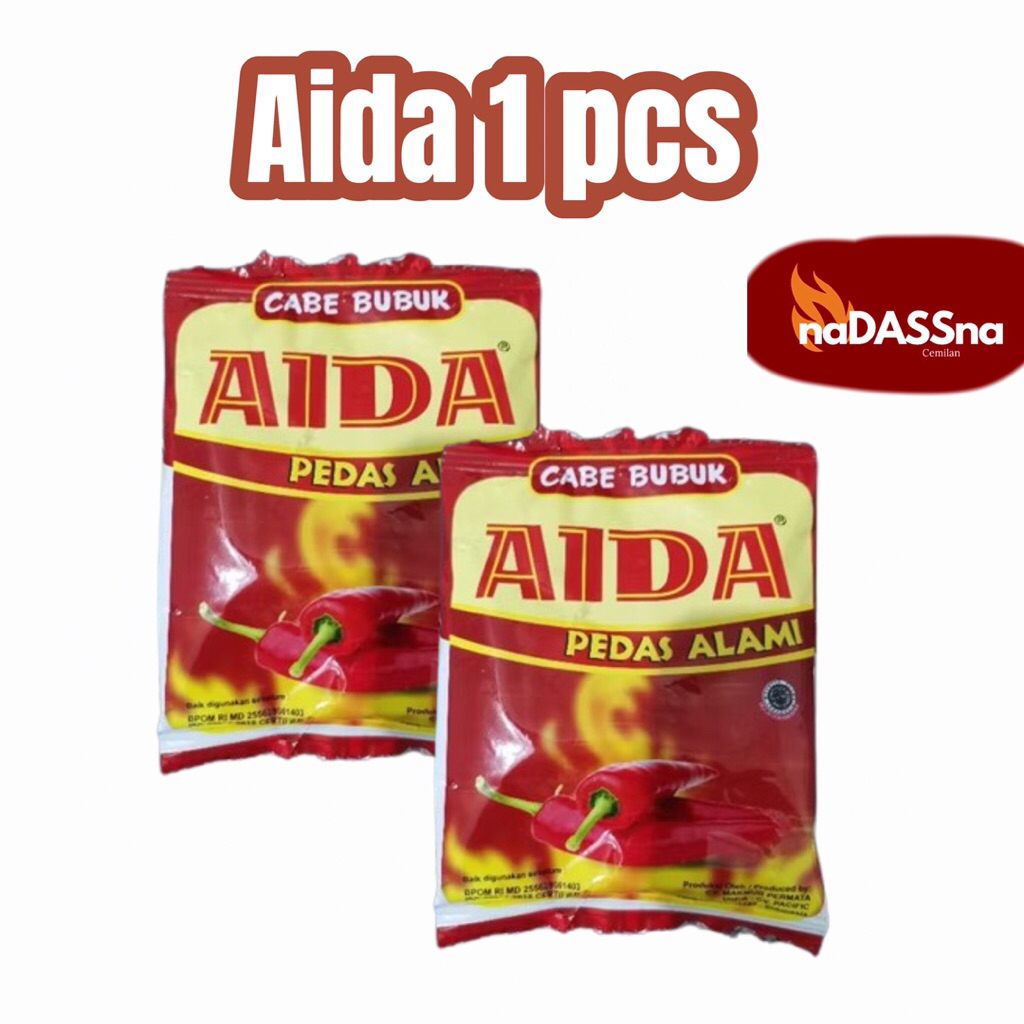 

Cabai Bubuk AIDA untuk makanan ringan gorengan cocok untuk segala jenis makana asin dan makanan peracian