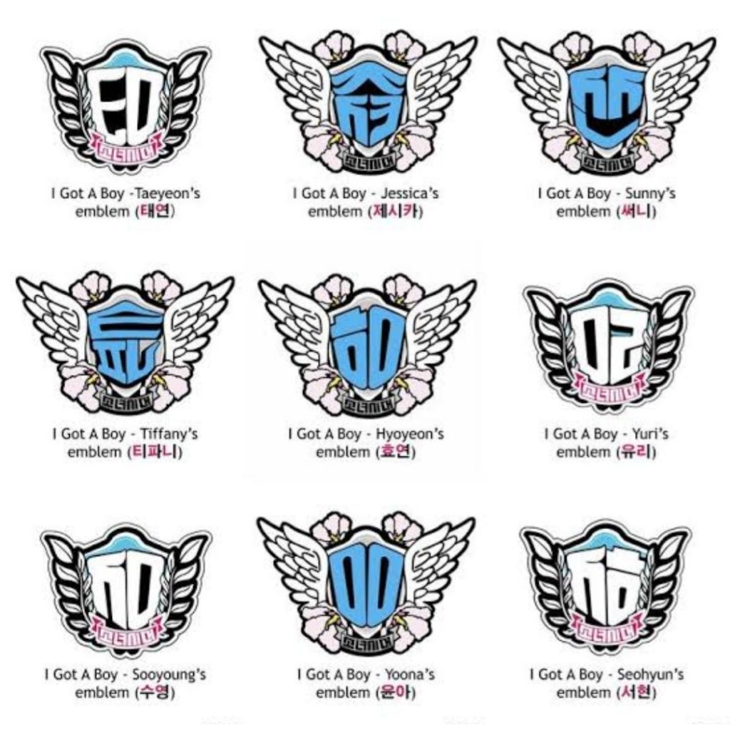Girls' Generation (SNSD) Official Merchandise IGAB Emblem Logo (Sealed)
