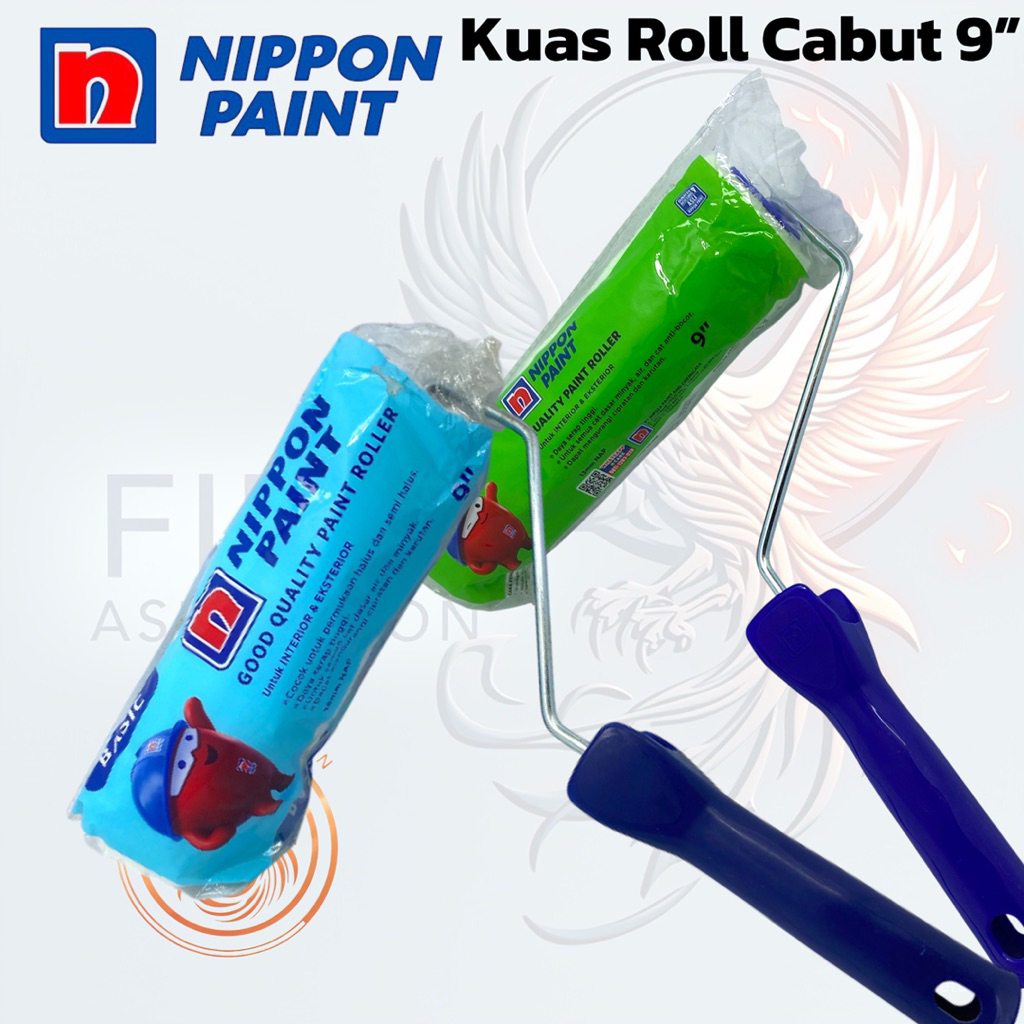 Nippon paint Kuas roll 9” roll cat besar roll cat tembok