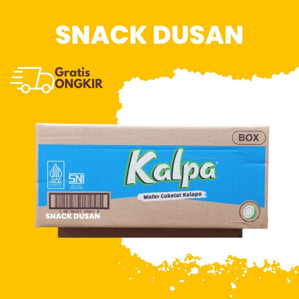 

[DUS] KALPA WAFER COKELAT KELAPA 1 DUS ISI 12 BOX