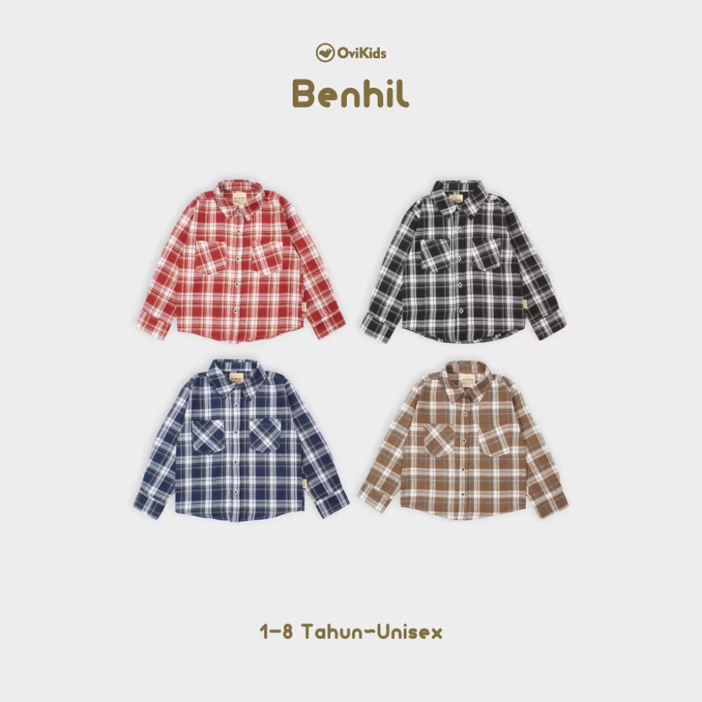 Ovi Kids Kemeja Benhil Anak
