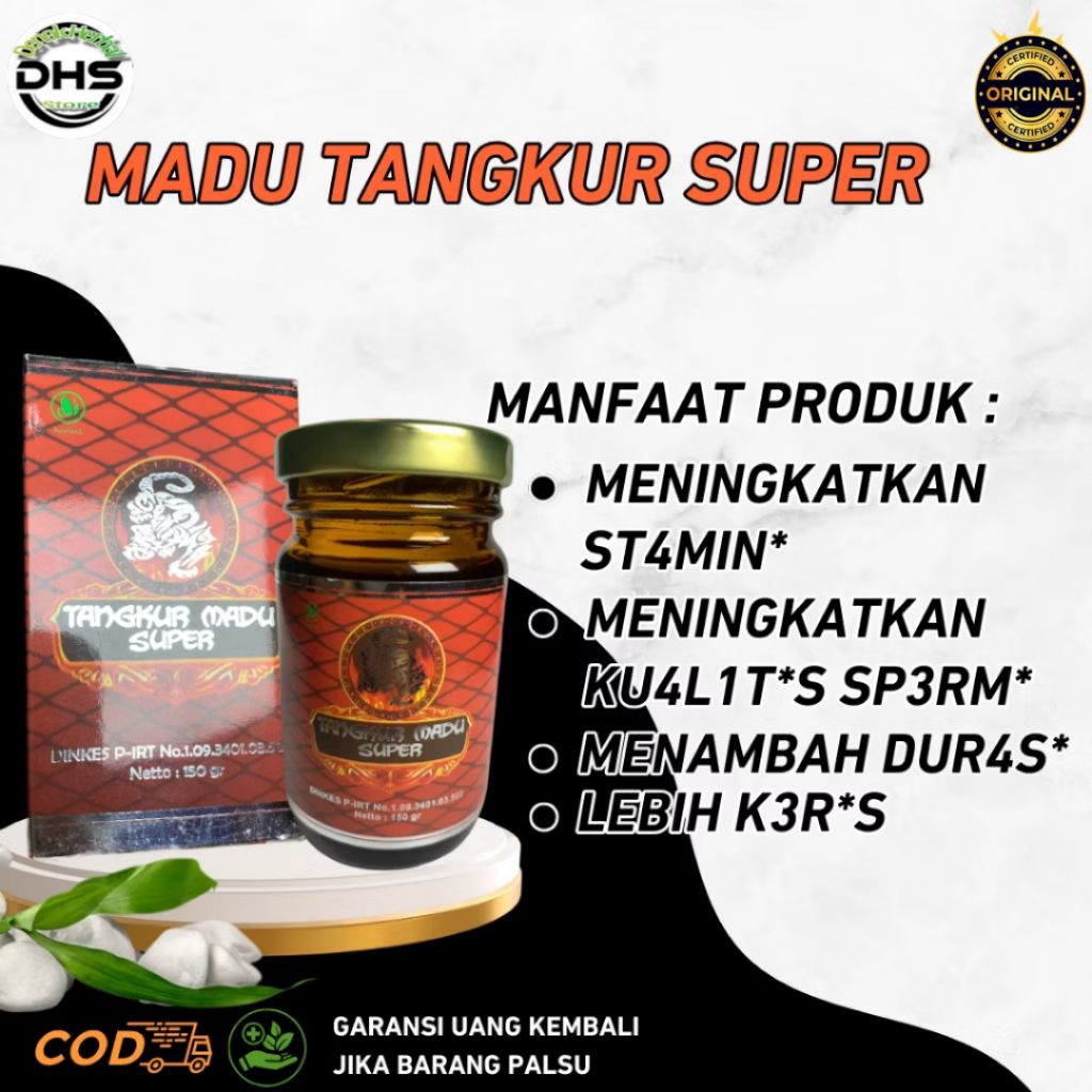 

TANGKUR MADU SUPER ORIGINAL MADU STAMINA PRIA MADU ASLI HERBAL TAHAN LAMA