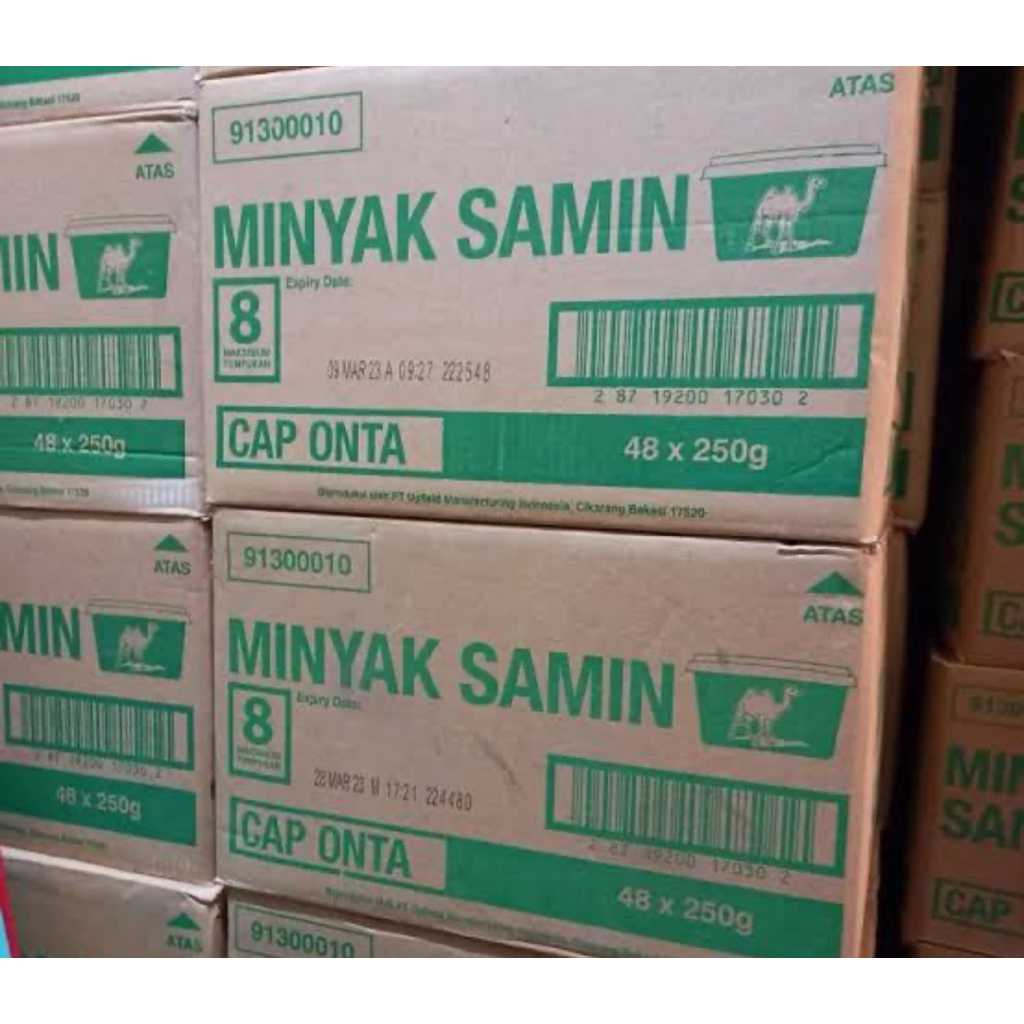 

minyak samin sachet 200gr 1 dus