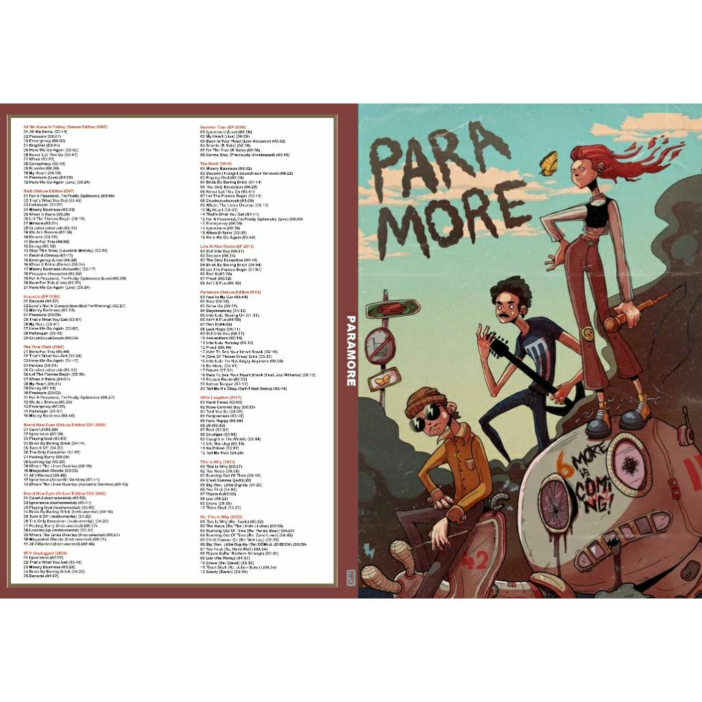 CD Mp3 Paramore (Harap Baca Deskripsi)