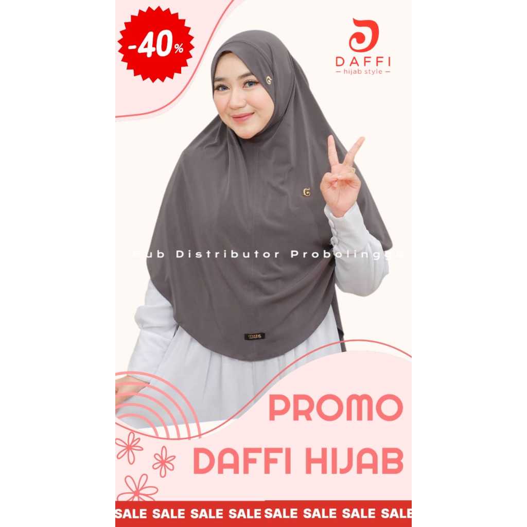 PROMO DAFFI HIJAB - BERGO ARNICA JERSEY DAFFI HIJAB