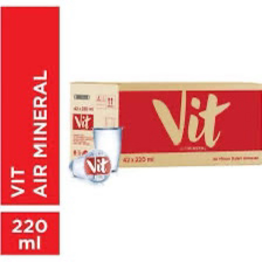 

JUAL AIR VIT GELAS MURAH 1dus isi48pcs 220ml