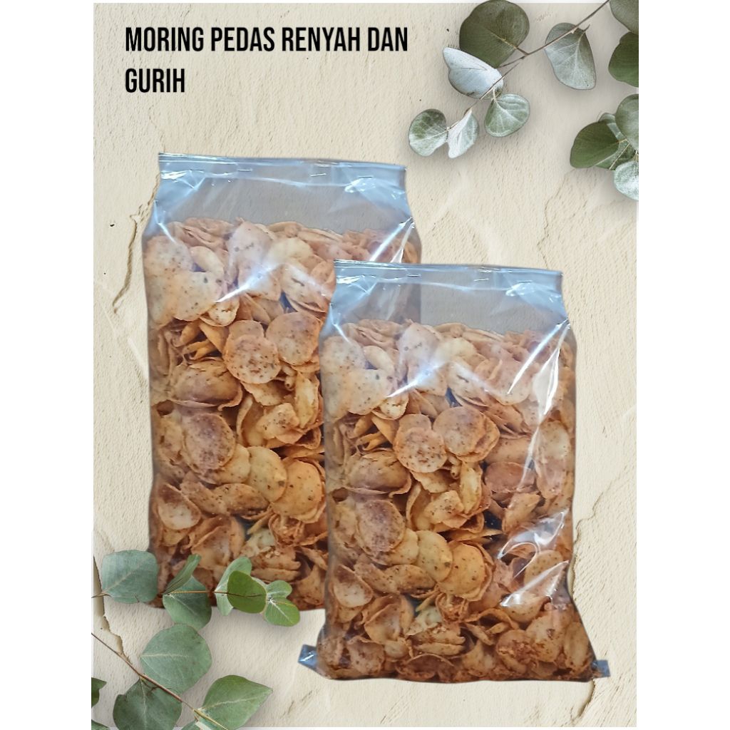 

moring bawang 1kg renyah enak,gurih free kardud dan bubble