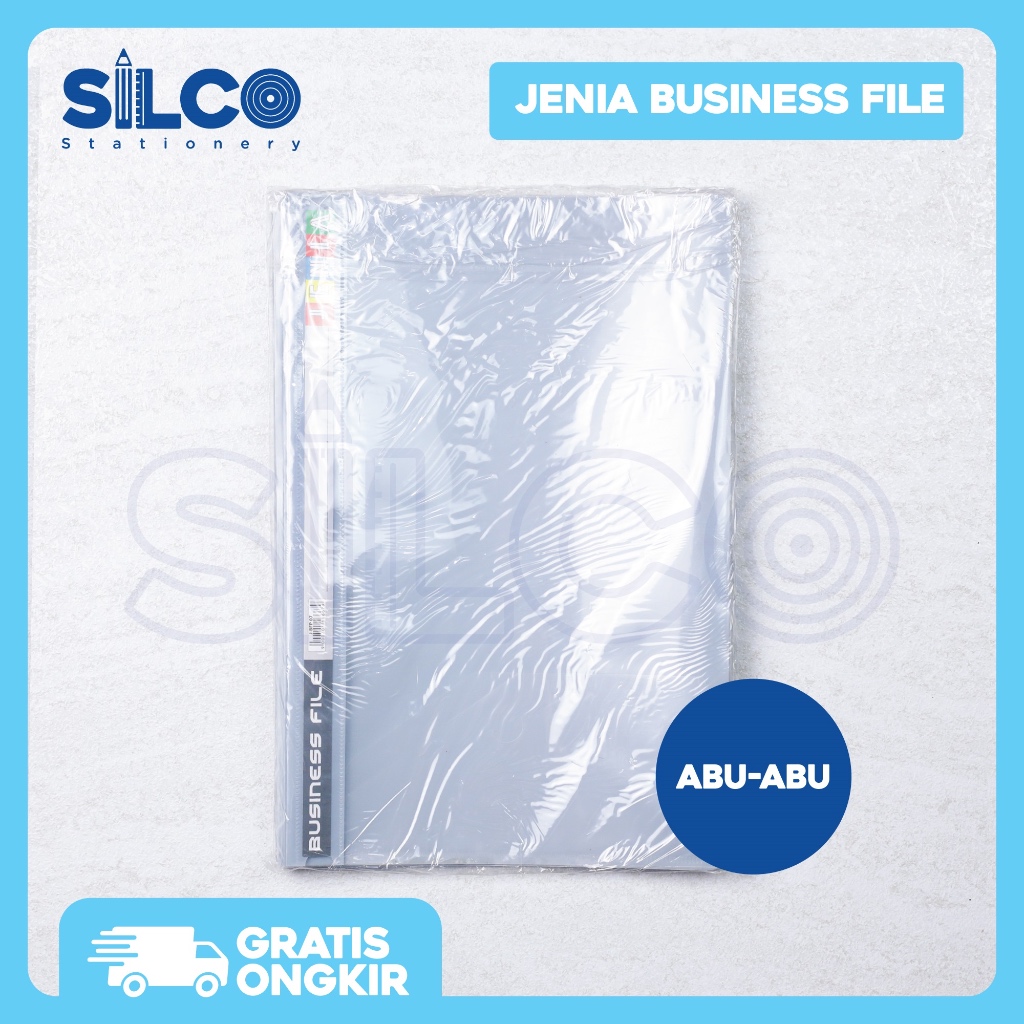 

Map Business File JENIA Polos Ukuran F4 Monochrome [LUSIN]