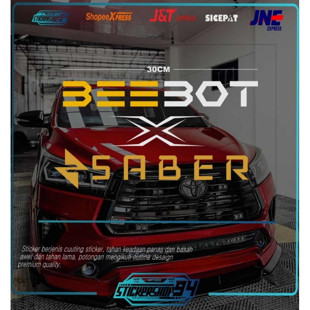 

stiker set beebot x saber