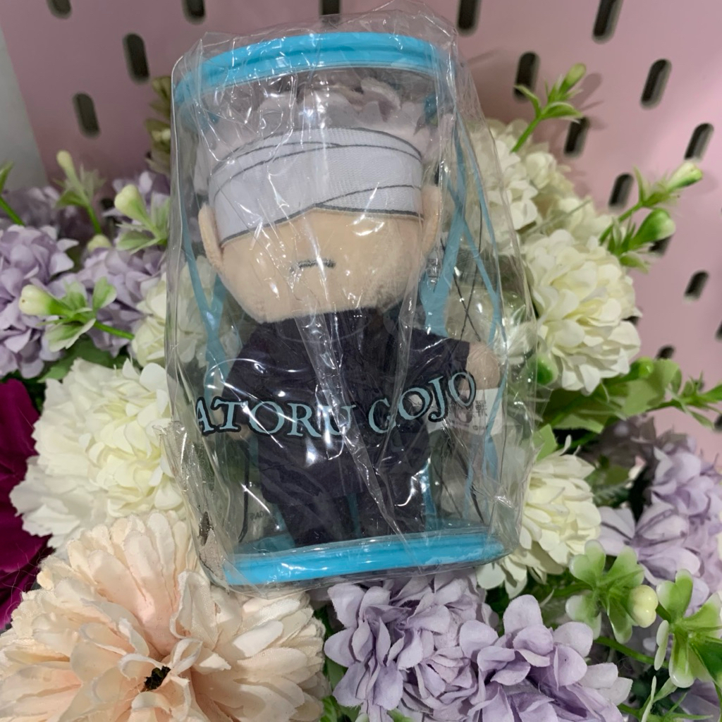 (READY) Boneka Nuikan Plush Keychain Mascot Jujutsu Kaisen 0 - Gojo Satoru
