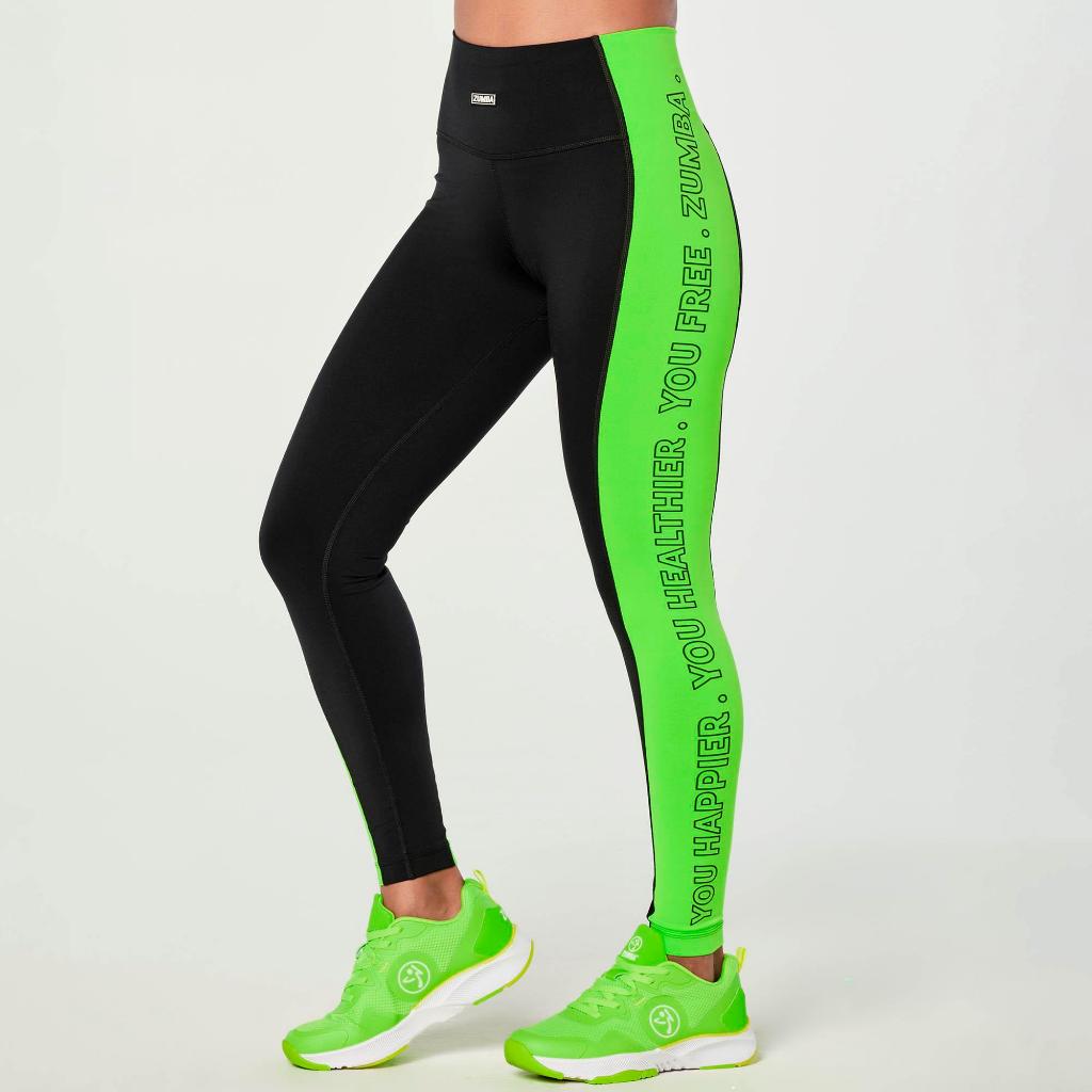 Zumba Creatives Unite High Waisted Ankle Leggings