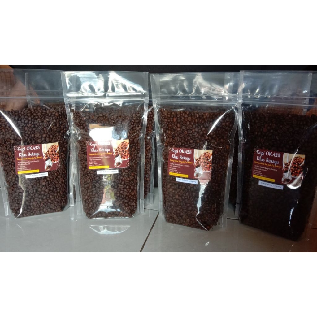 

Biji Kopi Robusta Sangrai Olahan Khas Sekayu