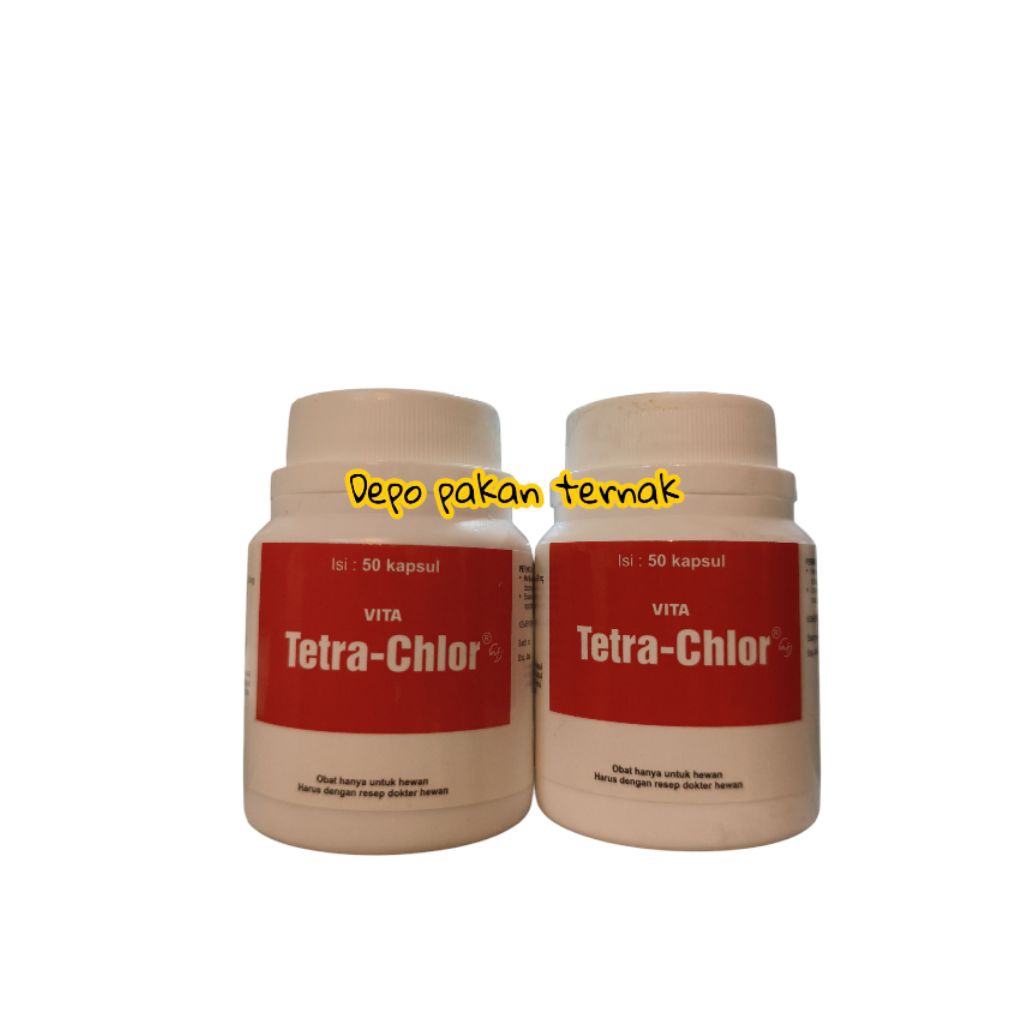 tetra chlor botol 50kapsul