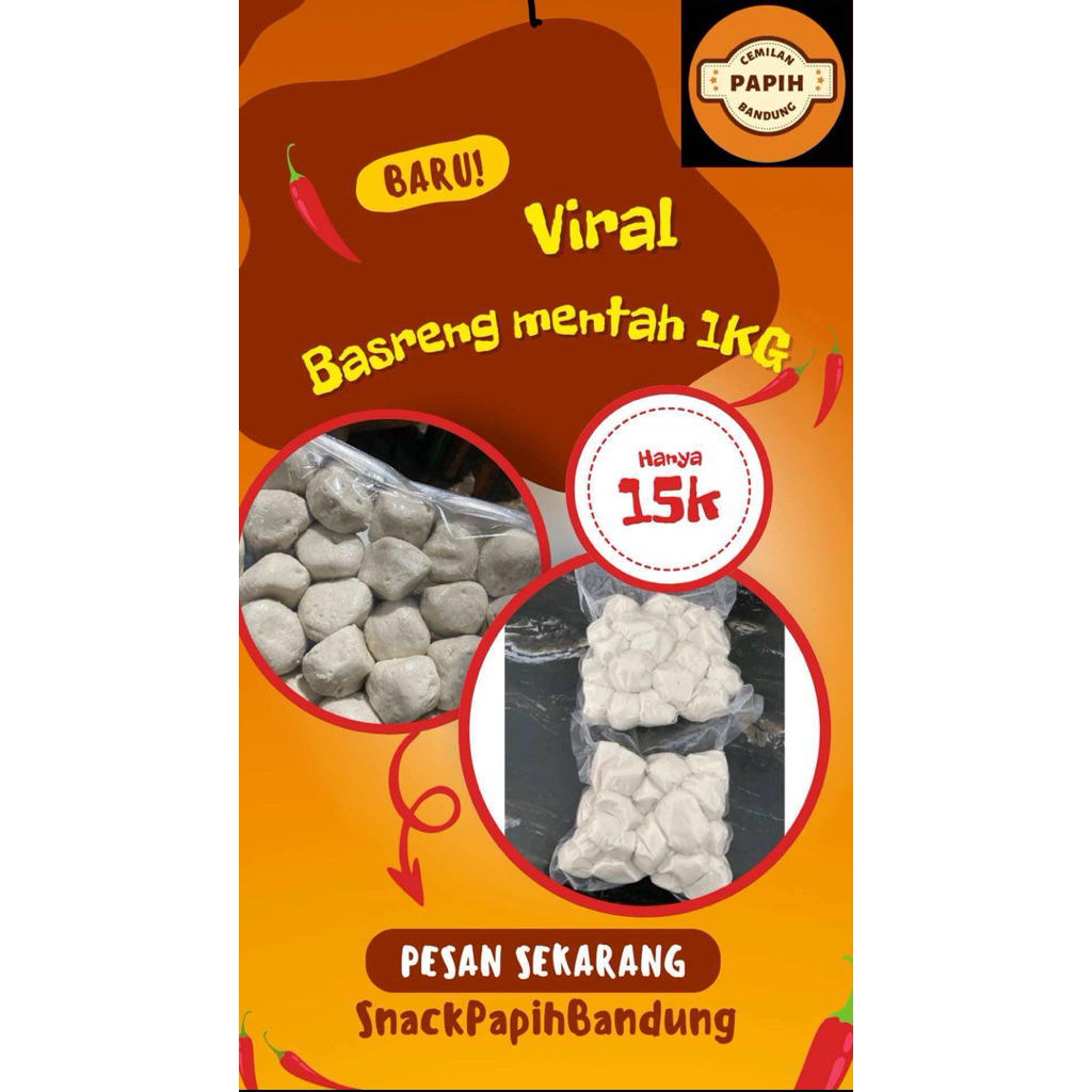 

Basreng Mentah 1 KG Premium Khas Bandung