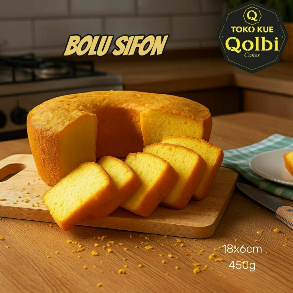 

(Khusus DKI jakarta jabodetabek) Bolu shifon DM 18cm