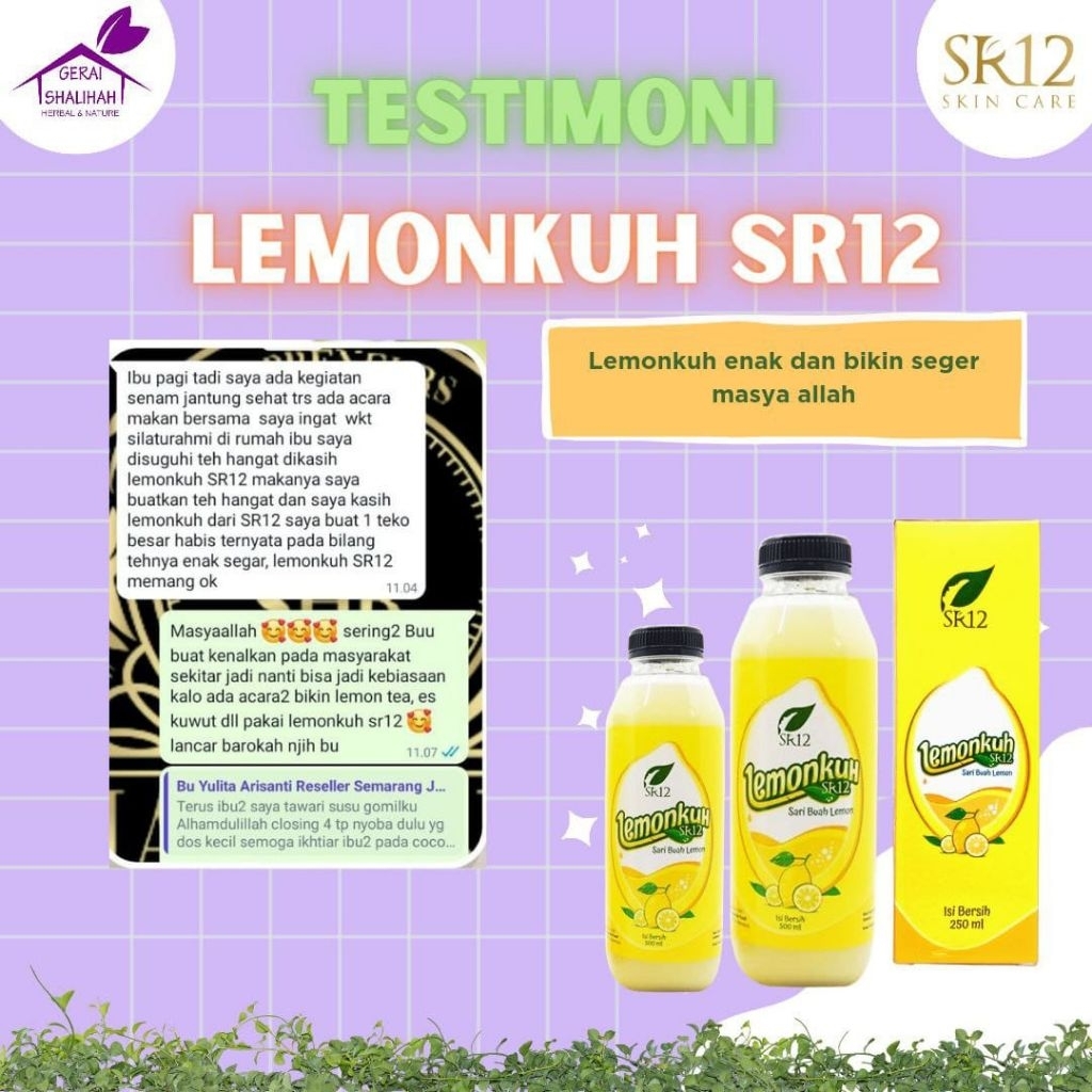 

Lemonkuh SR12 250ml Minuman Kesehatan