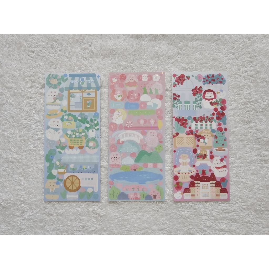 

(Baca Deskripsi) Cardlover Deco Sticker Flower Star Garden Diary