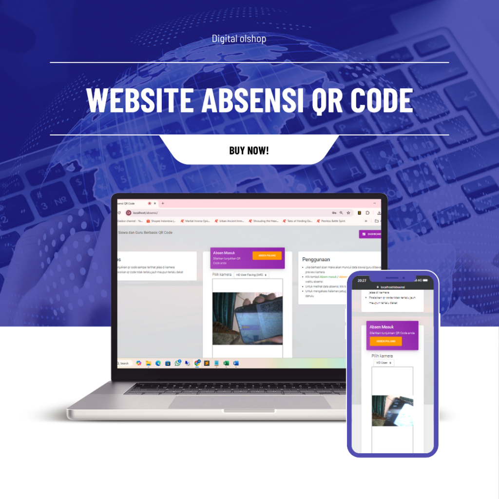 Website Absensi Sekolah QR Code