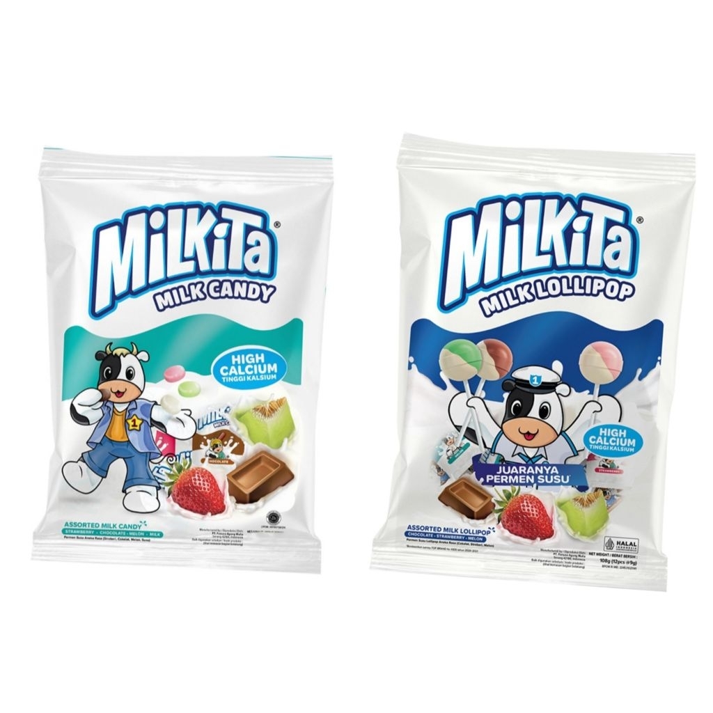 

Milkita Candy Lolipop Ast 105gr
