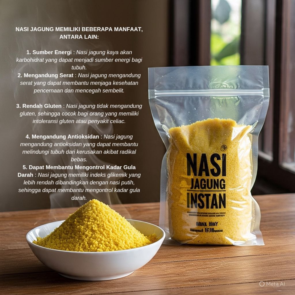 

Nasi jagung instan