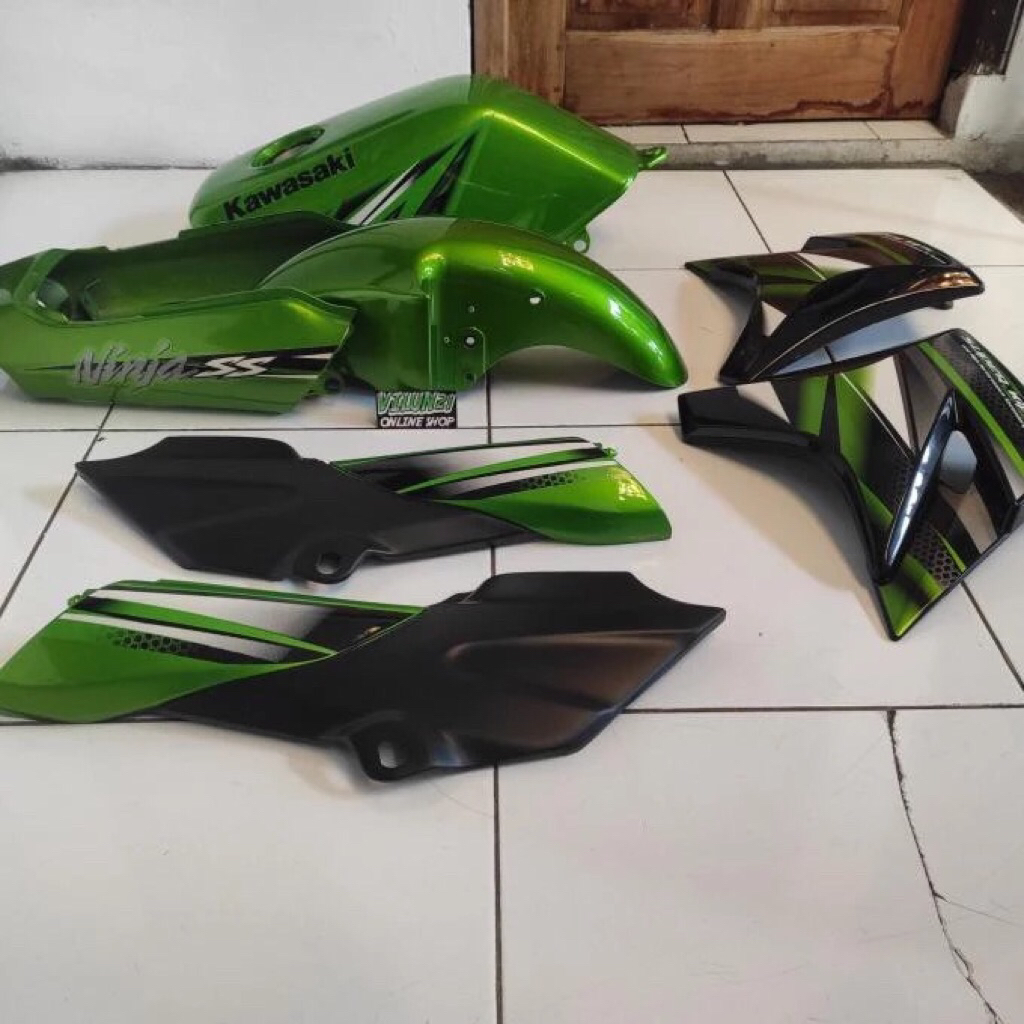 BODY FULL SET NINJA SS HIJAU MIRIP ORIGINAL