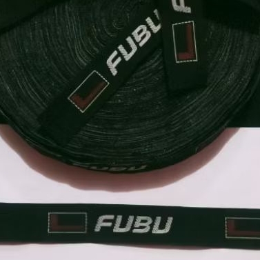 

label merek label (main logo) tag fubu