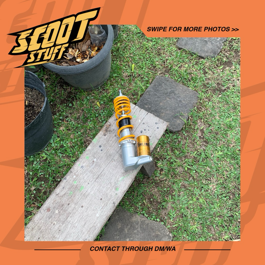 Shock Depan Ohlins PI 801 Original Ohlins Vespa Sprint Primavera S LX GTS 3V Iget