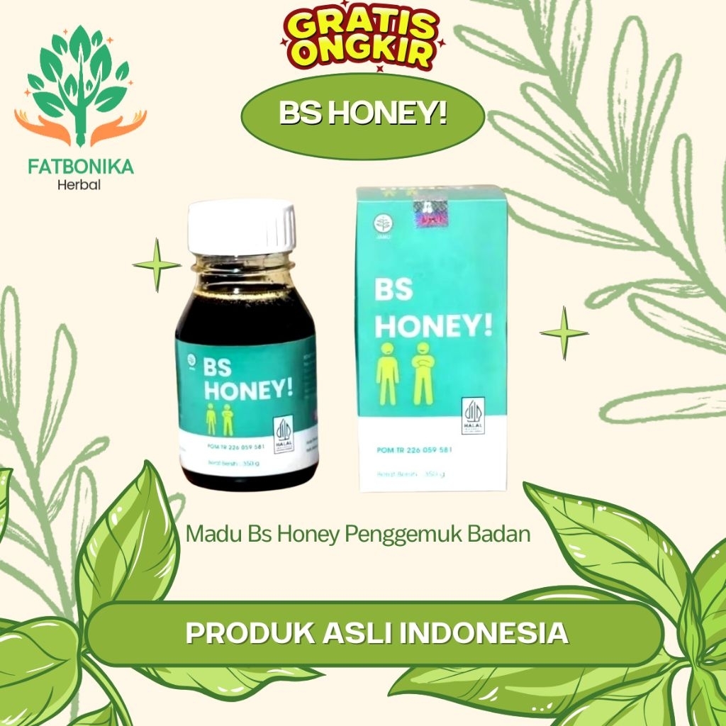 

*PROMO* BYE SKINNY MADU BS HONEY MADU PENGGEMUK BADAN ORIGINAL