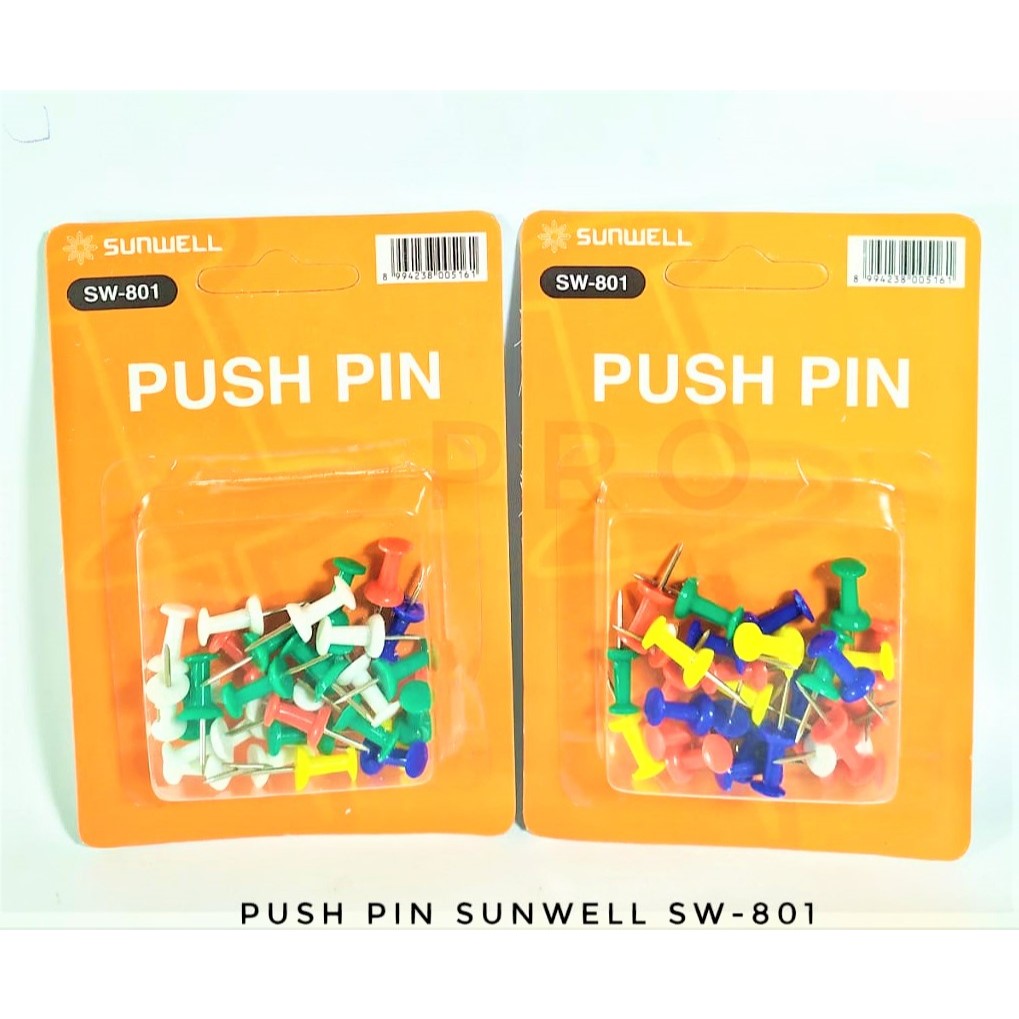 

Push Pin Paku Tekan Warna isi 30 pcs