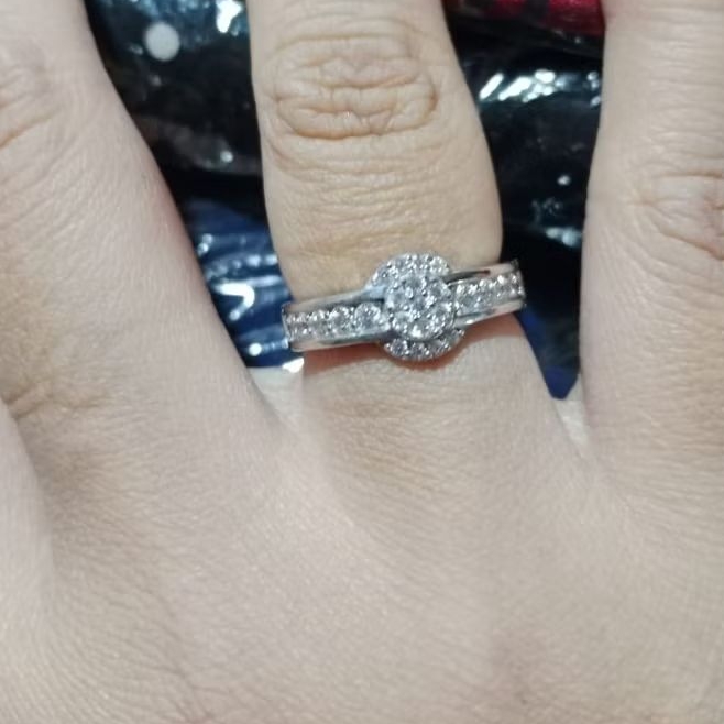 cincin emas putih kadar 375/8k