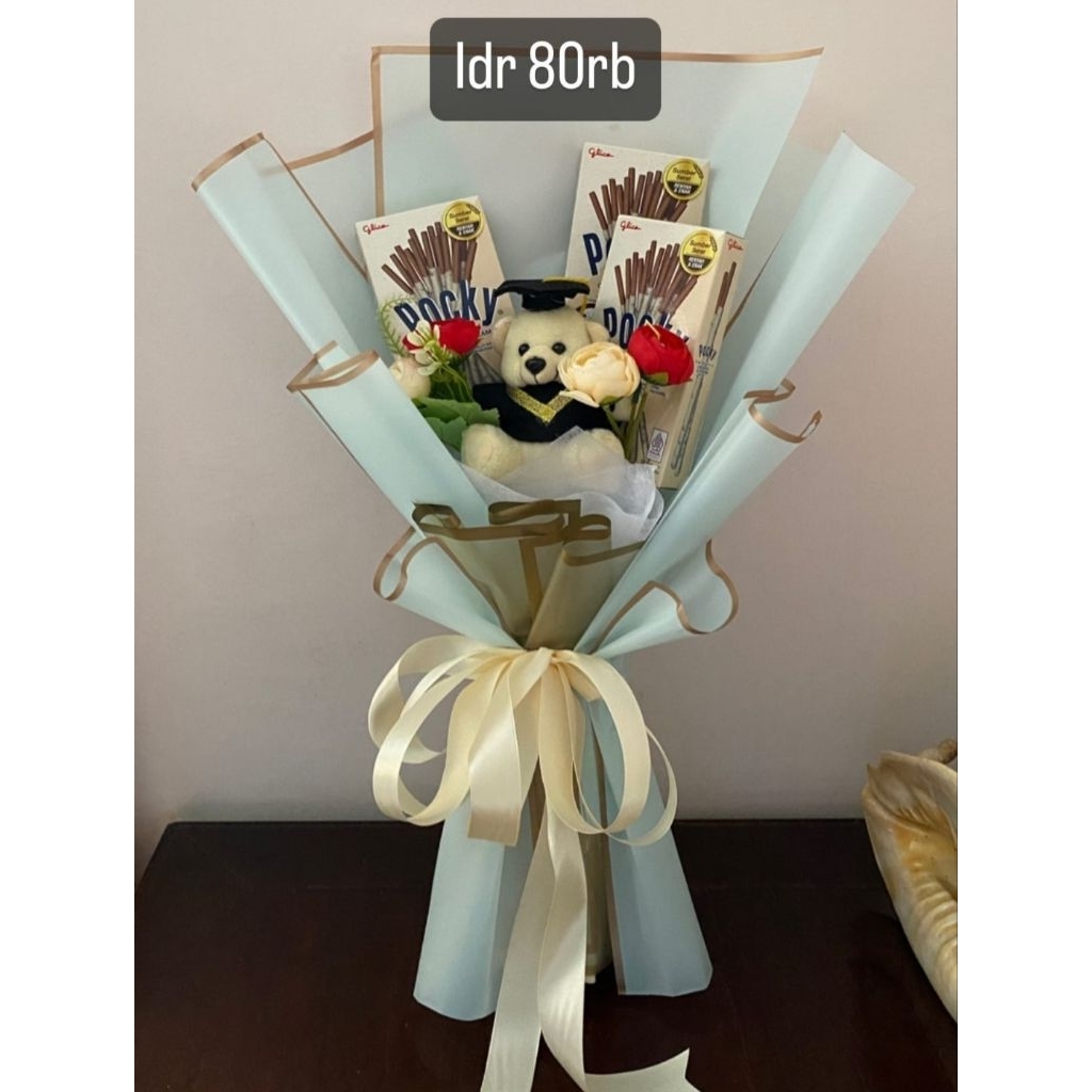 

buket pocky/ buket bunga/ buket wisuda lucu