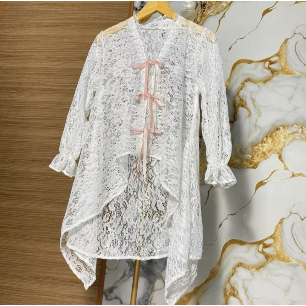(PL) Outer Pita Brukat Coquette Lace / Outer Kondangan Brukat / Outer Kondangan Tile