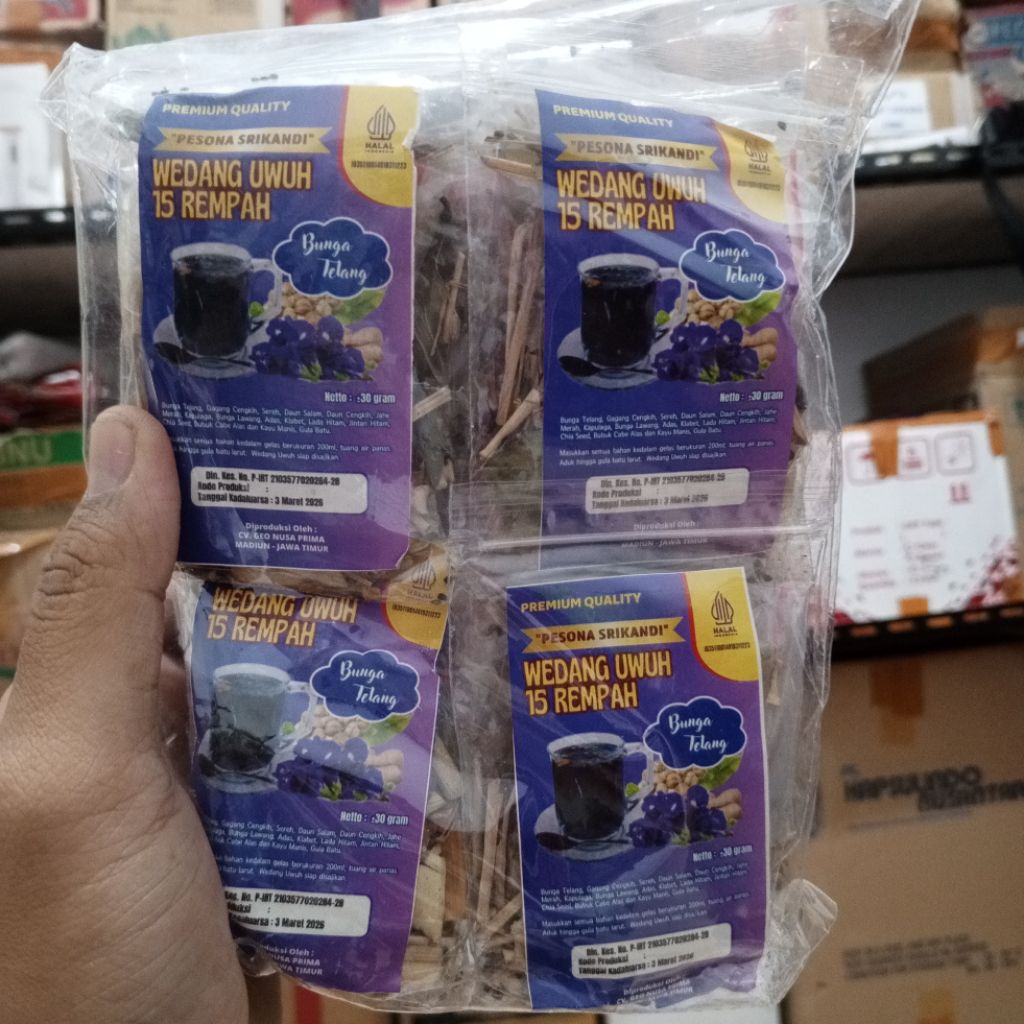 

wedang uwuh eceran 1 bungkus kecil