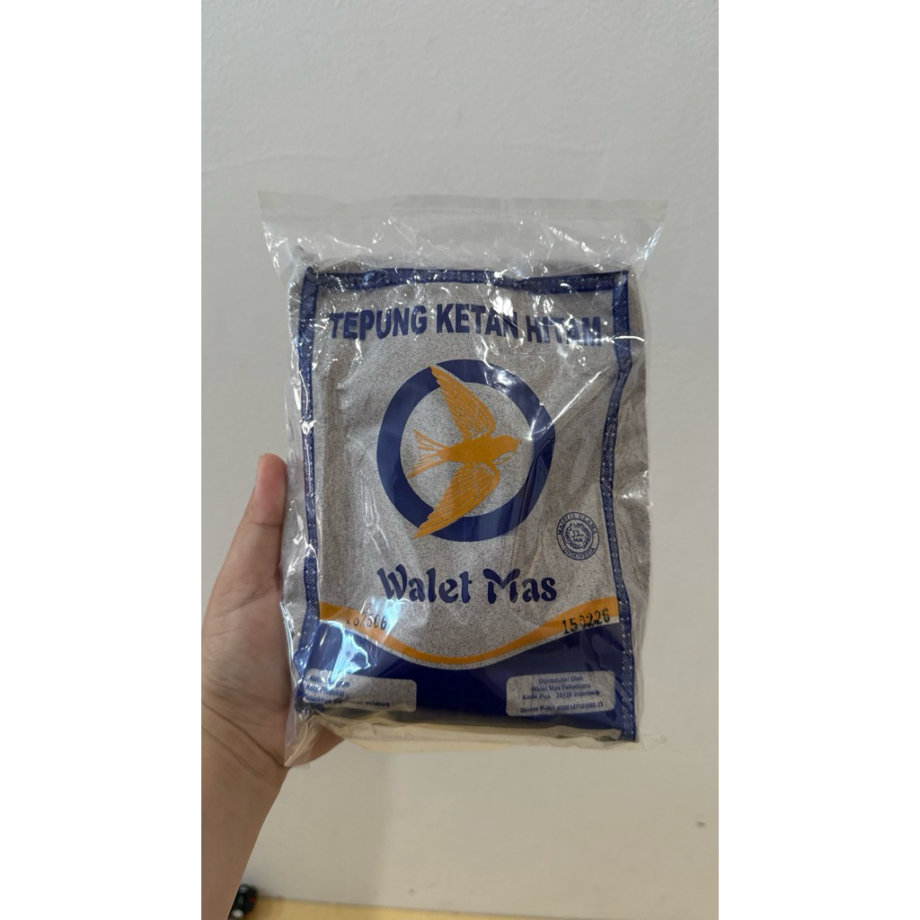

Tepung ketan Hitam Walet mas