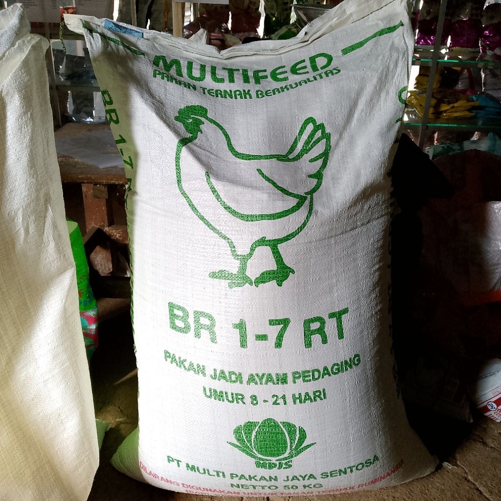 [NuNa Pakan] Pakan Ayam (1 kg) MULTIFEED BR 1-7 RT PAKAN TERNAK BERKUALITAS PAKAN JADI AYAM PEDAGING