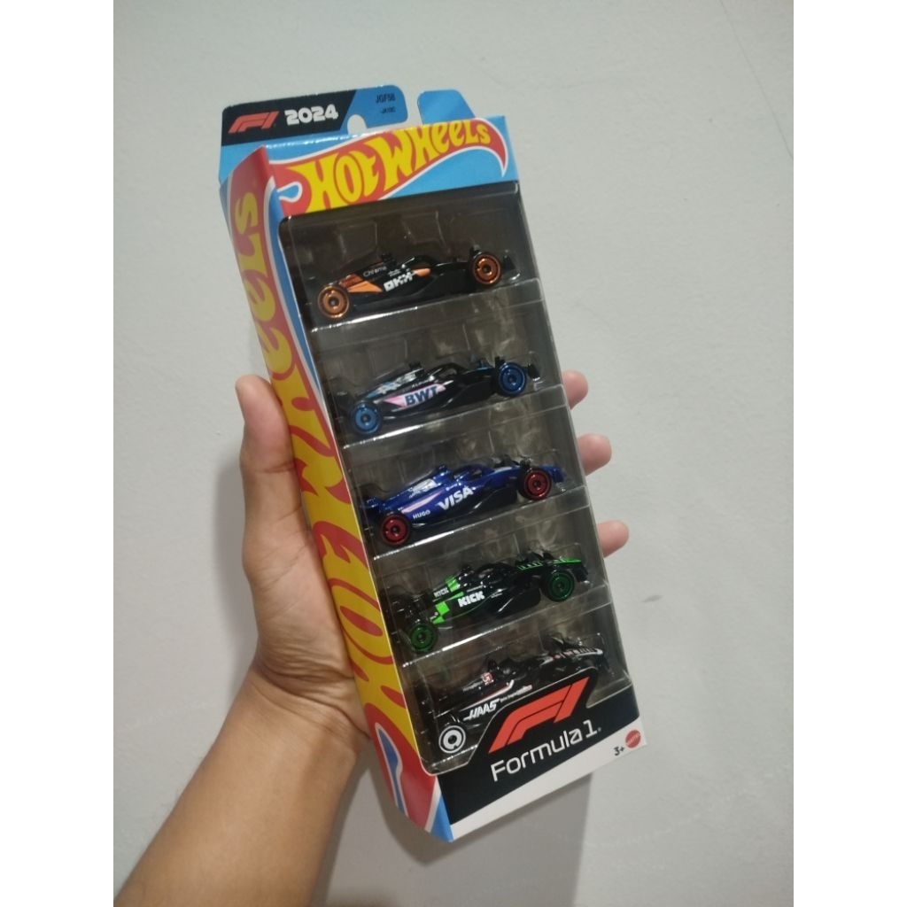 Hot Wheels Formula 1 Racing Cars 5 Packs - McLaren - Sauber - BWT - Sauber - Alpine (SEALED)