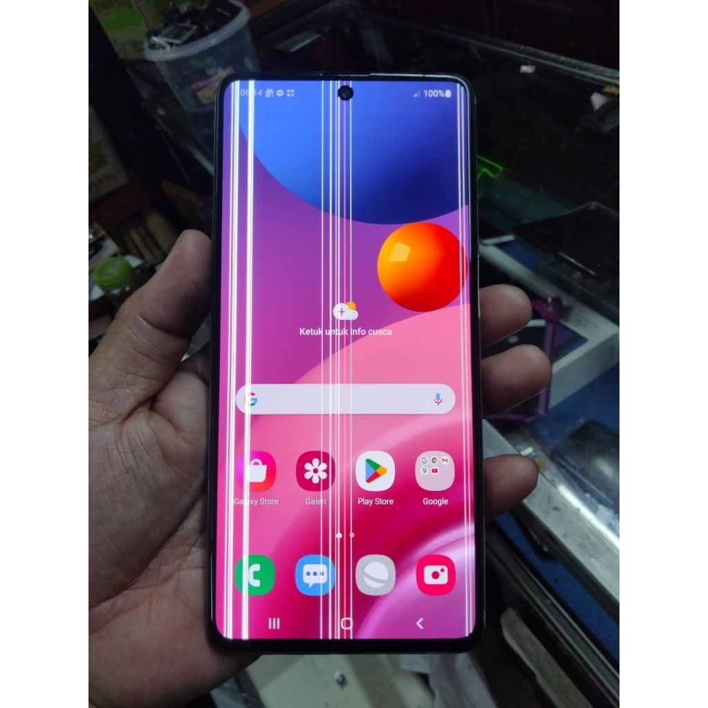 Samsung M51 Minus Lcd bergaris