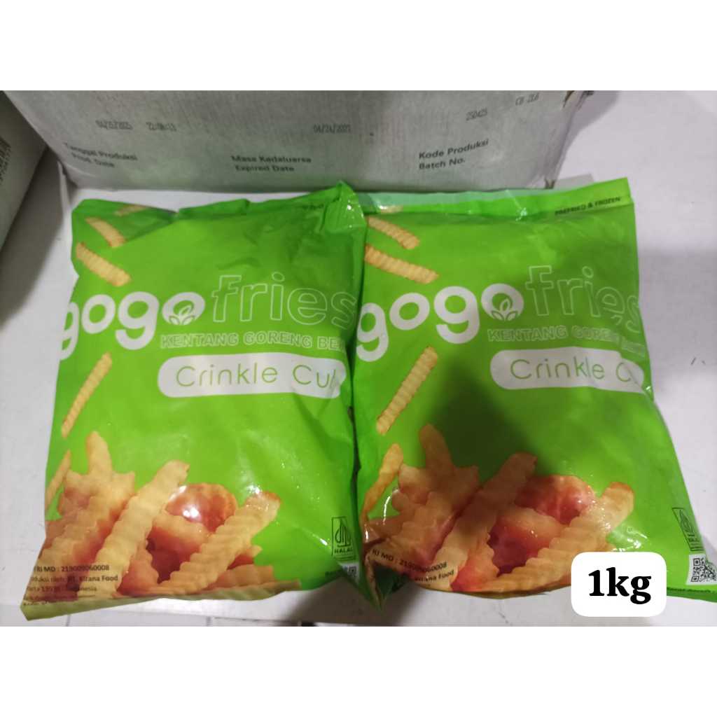 

GOGO Kentang Goreng Crinkle 1 Kg