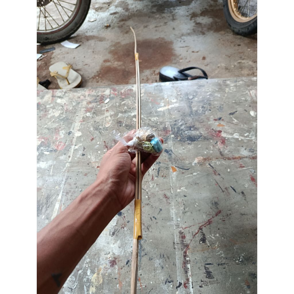 Sendaren Sentil Layangan Gapangan/Pegon Ukuran 120cm Siap Pakai / Sendaren Bunyian Keren Untuk Layan